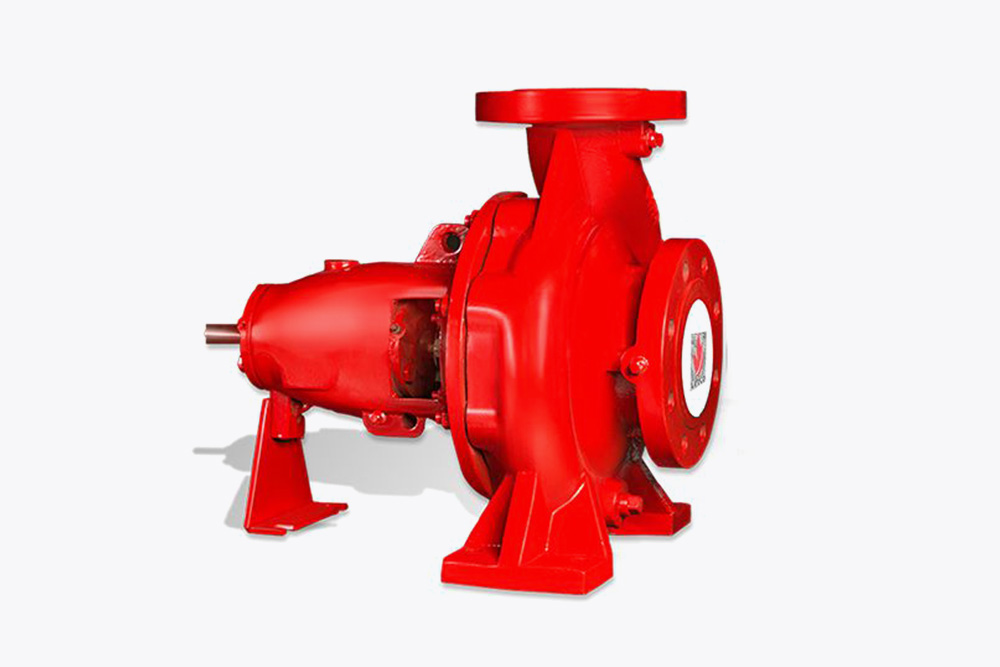 End suction fire pump
