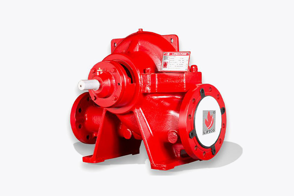 Horizontal splitcase fire pump